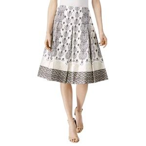 Charter Club Women's Pleated A-Line Skirt Flared